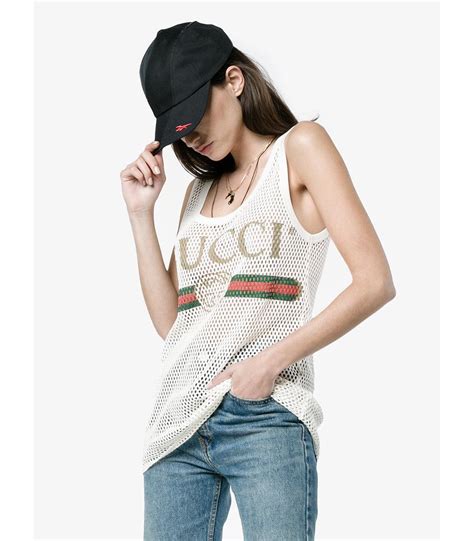 fake gucci tank top|Gucci cropped tank top.